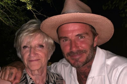 David Beckham unveils sweet childhood photo to celebrate mum’s birthday 