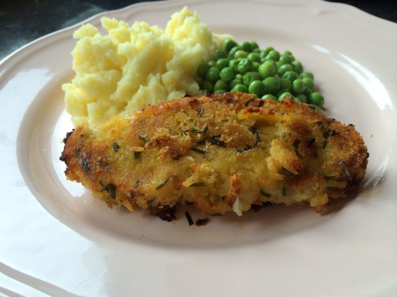 Homemade oven baked pork cutlets with mash and... | MummyPages.uk