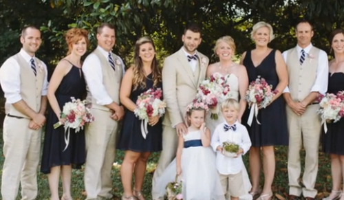 Flower Girl Steals The Show In Hilarious Wedding Photo